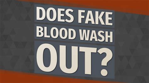 do fake blood wash out of clothes|period blood on pants.